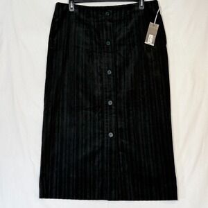 Worthington Womens High Rise Corduroy Skirt Size 2 Evening Forest‎